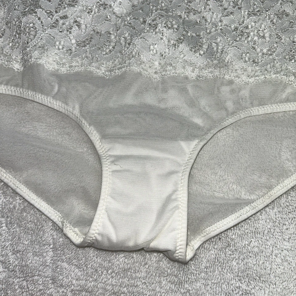 Nuevo Cosabella Bikini Cintura Alta Encaje Bragas Talla Pequeña Marfil Foto 3 de 4