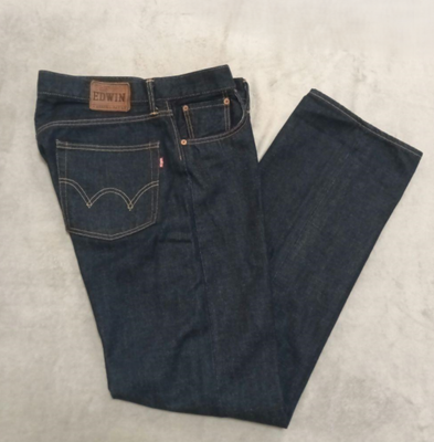 Rare EDWIN 505SX Edwin dark blue red selvedge war model W34 Rare EDWIN 505SX Edwin dark blue red selvedge war model W34
