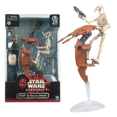 Star Wars Black Series Battle Droid and STAP 6-Inch Action Figure Set