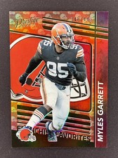 2022 Panini Prestige Franchise Favorites Myles Garrett Xtra Points Red /449 DPOY