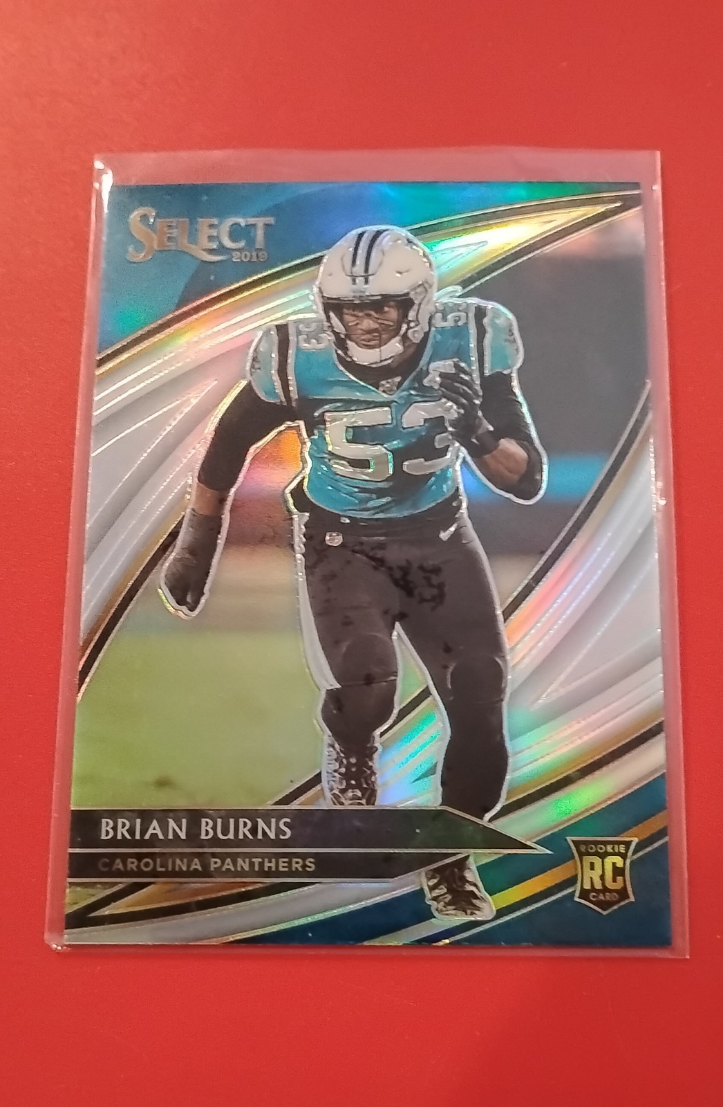 2019 Panini Select - Field Level Brian Burns #260 Silver Prizm (RC)