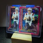 2025 Topps Chrome - Drake Maye #207 Pink X-Fractor and Silver Refractor Patriots
