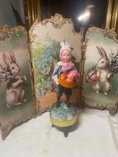 Candycontainer Biskuit Puppe - Heubach mit Häschen Ohren - ca. 30 cm