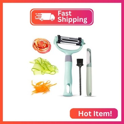 BuyBrilliance Vegetable Peeler for Kitchen, I and Y Potato Peelers for Fruit & V