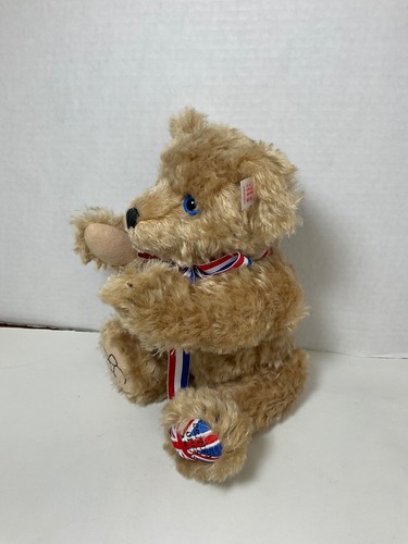 STEIFF British Open Champion JACK NICKLAUS II 11” Brown Plush Bear LE - Picture 5 of 8