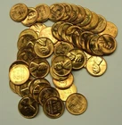 1955-S GEM BU Roll Lincoln Wheat Cents Lustrous Red Colored Pennies Full 50 Coin