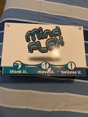 Mattel Mindflex Game Kids White Blue Excellent Brain Activity P2639