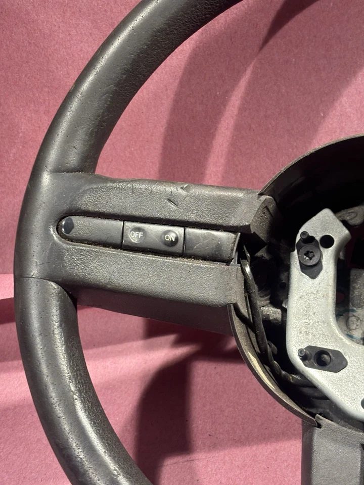 WORN 2005-2009 Ford Mustang Black Rubber Steering Wheel Cruise - Image 3 of 4