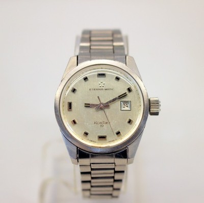  Ladies Eterna Matic KONTIKI 10 Automatic Watch ORIGINAL BRACELET Stainless  
