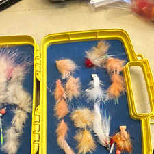 Cliff Bugger Beast Jr Fly Box, Yellow.  20 ne...