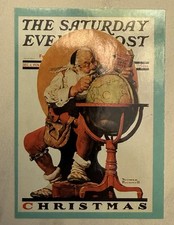 1993 Comic Images Norman Rockwell #77 Christmas 1926 Saturday Evening Post