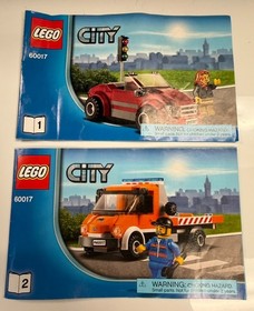 LEGO CITY: Flatbed Truck (60017) All Pieces and Manuals