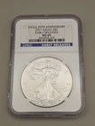 2011 S$1 American Silver Eagle 25th Anniversary Early Releases NGC MS 69