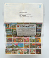 Vintage VIEW-MASTER Sales Promo Sheet  Order Form - Fold out