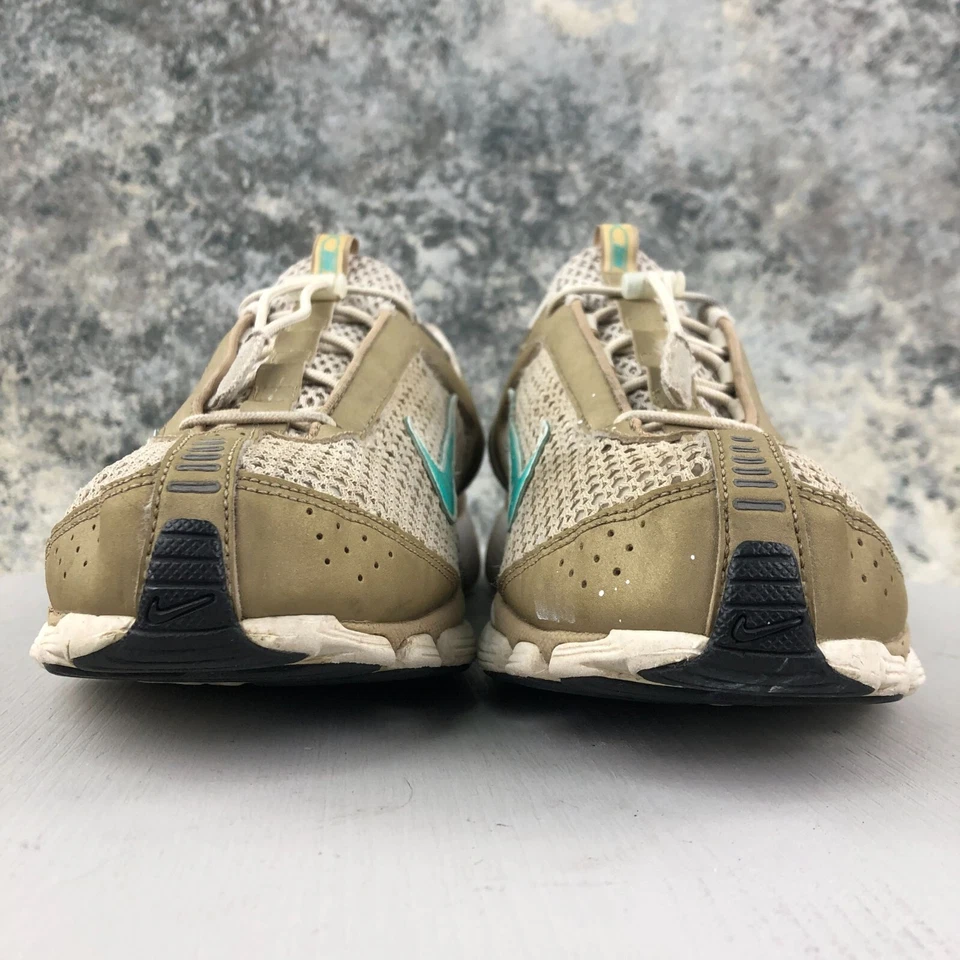 Tenis Nike para mujer talla 9 Zoom Air Dynamic tacón marrón malla con cordones 316039-231 Foto 2 de 4