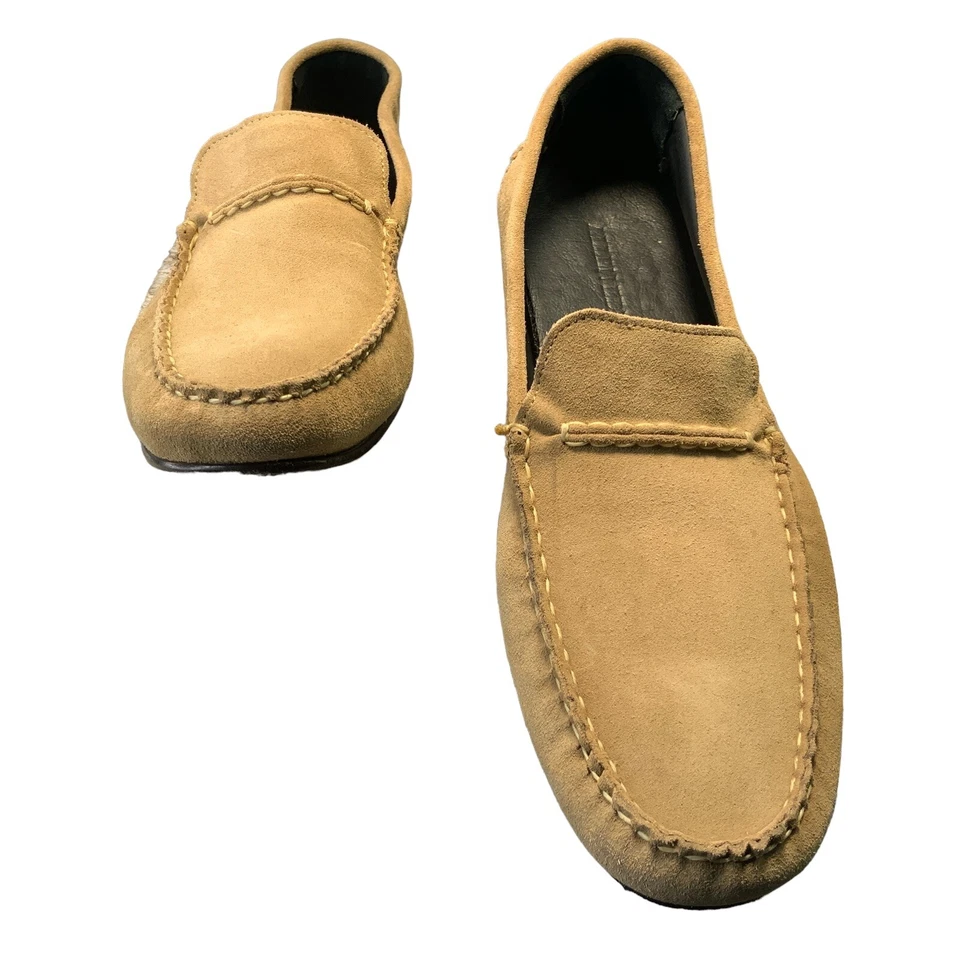 Allen Edmonds Super Sport Driving Heel Moc Toe Suede Leather Mens Shoe Size 13D - Image 2 of 4