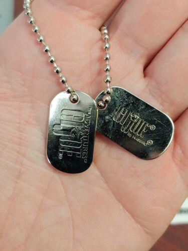 GI JOE DOG TAGS ACCESSORY FOR 12" ACTION FIGURE 1/6 SCALE 1:6  - Afbeelding 1 van 4