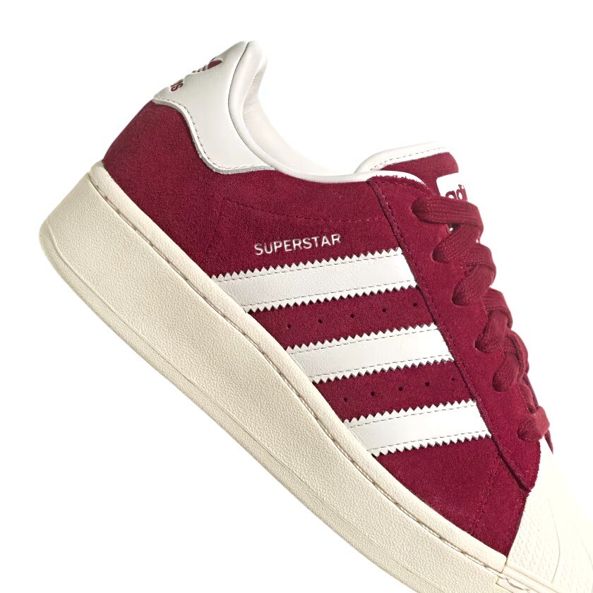 Size 6.5- Adidas Originals Women's Superstar XLG Shoes, Collegiate  Burgundy. | eBay.de