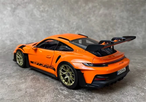 1:18 para NOREV para Porsche para 911 para 992 para GT3 para RS Naranja Rojo Oro Ruedas - Imagen 3 de 12