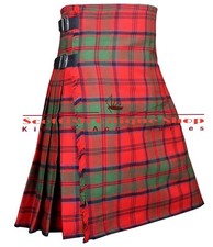 Scottish Handmade Traditional Grant Ancient Tartan kilt Men's Custom Size Kilt