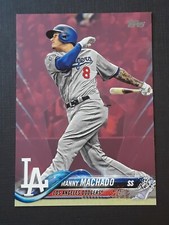 2018 Manny Machado /50 Topps Update Series Mother's Day Pink #US8 Dodgers Padres