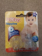 Nuby Nipples 0m Baby Bottle Nipples-New
