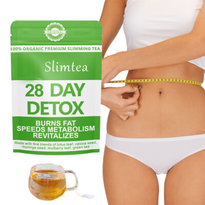 28 Tage Detox Tee Gewichtsverlust Tee Abnehmen Diät Teebeutel Fettverbrennung DE