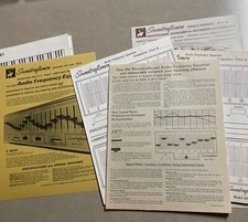 Vtg Soundcraftsmen Model 20-12 Audio Frequency Equalizer Computone Charts Papers