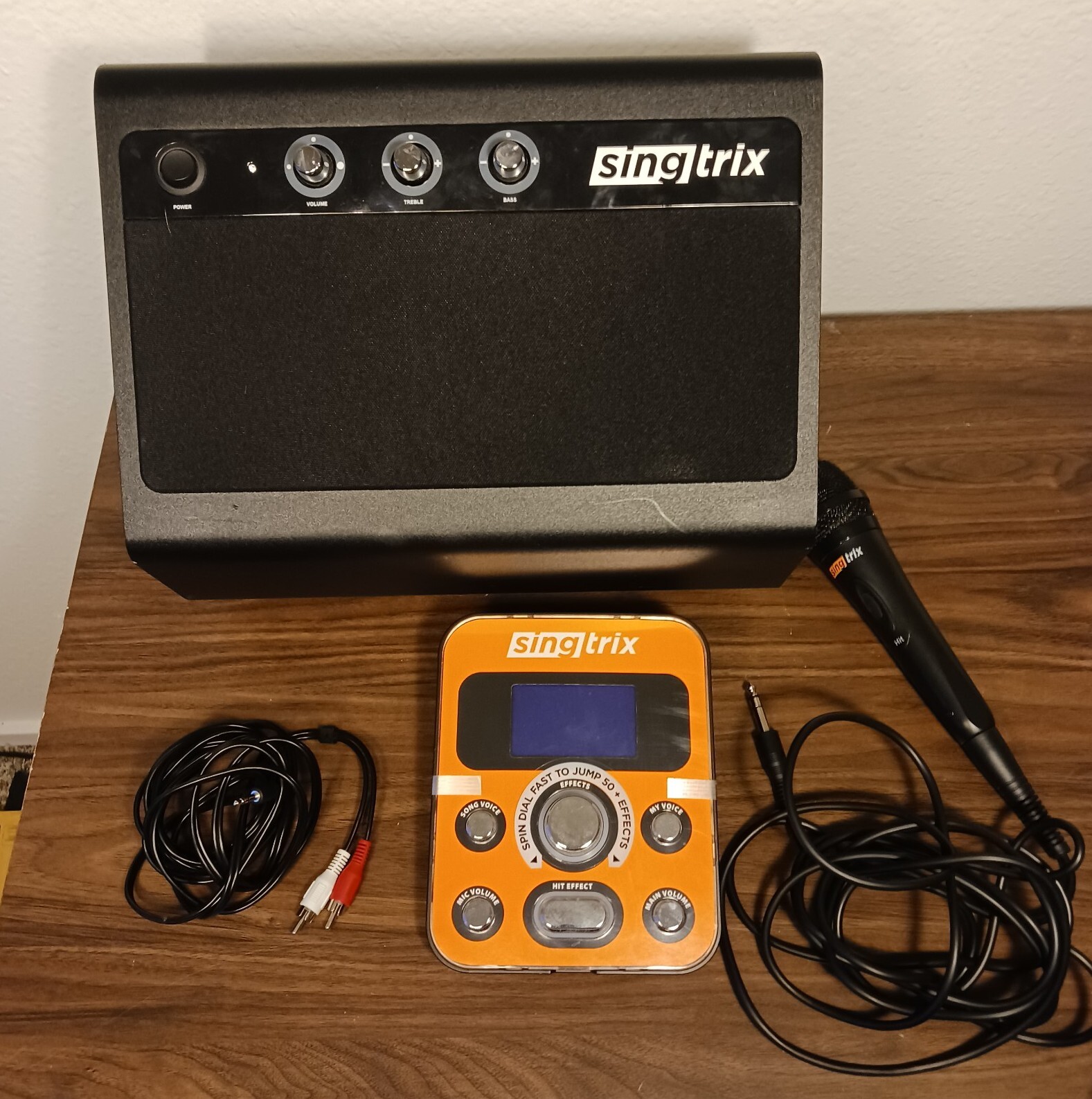Singtrix Portable Karaoke Machine System Effects Missing Power Cord 852771005223 eBay