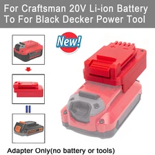 For Craftsman 20V Battery Adapter to For Black Decker 20V Power Tool