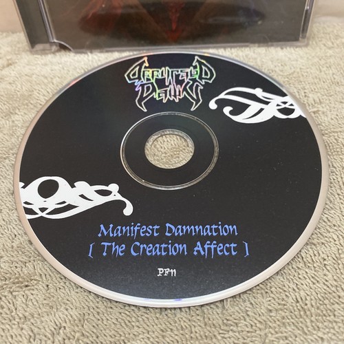 Accursed Dawn – Manifest Damnation CD 2005 Pop Faction Records Heavy Doom Metal - Picture 2 of 9
