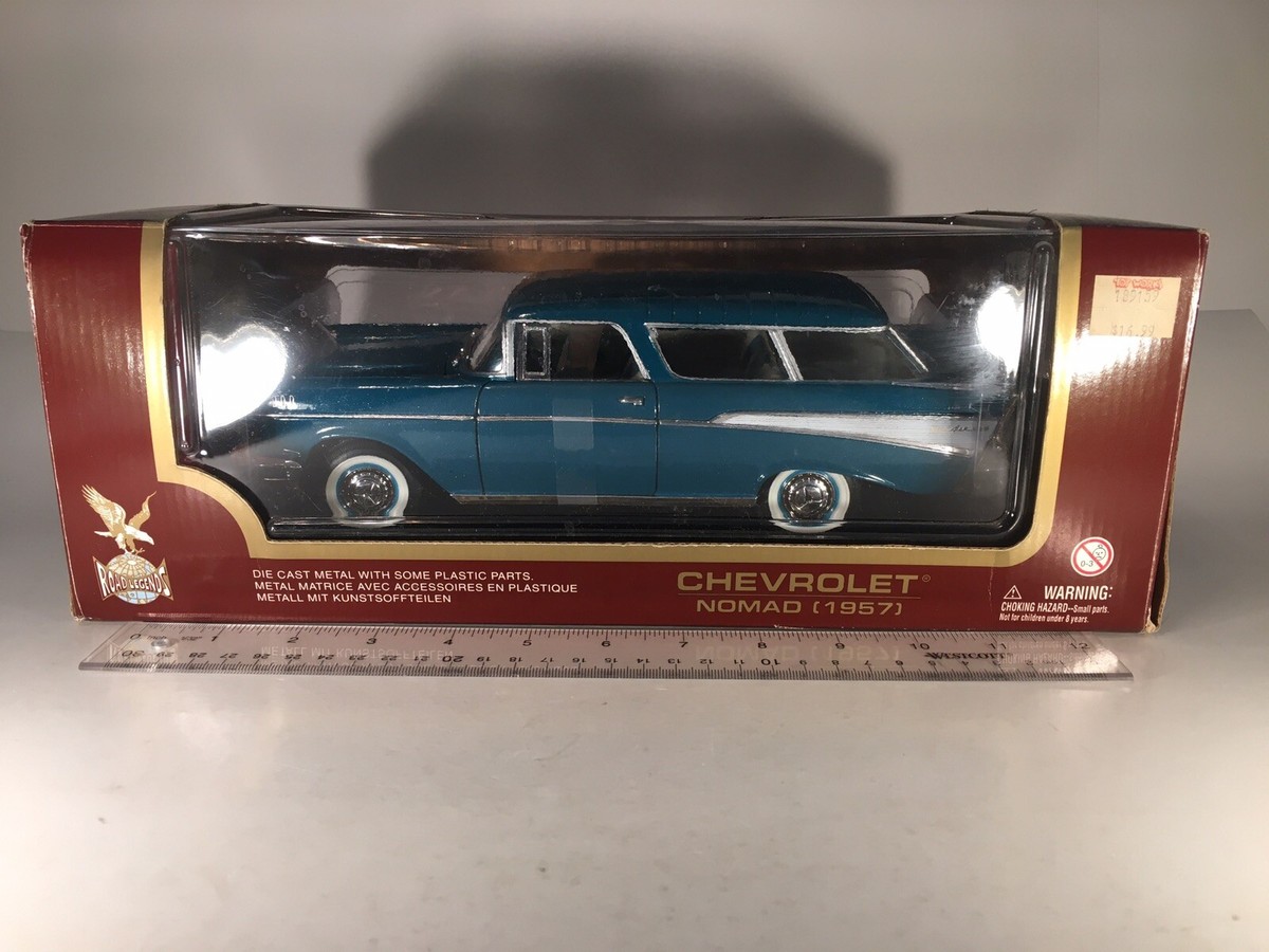 Road Legends Collection 1/18 1957 Chevrolet Nomad Wagon Pine