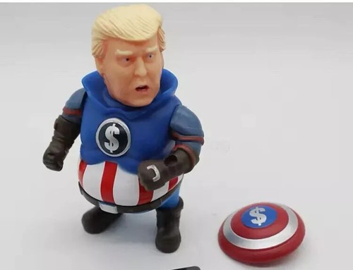 NEW Donald Trump Captain America Cosplay Action Figure FREE SHIPPING - Picture 4 of 5
