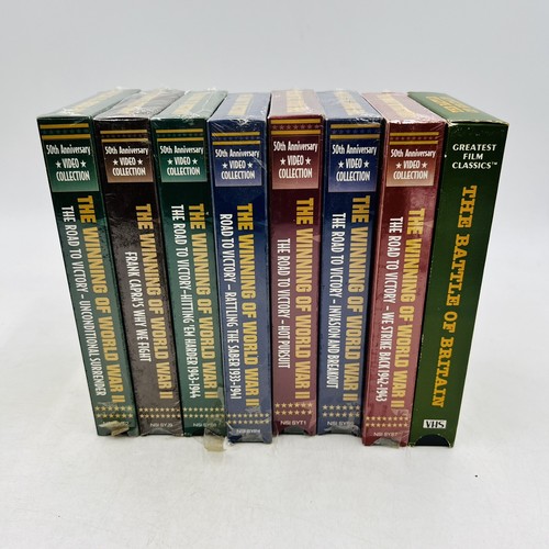 Lot of 8 - The Winning of World War II - The Road To Victory - VHS - 1990s - Picture 3 of 4
