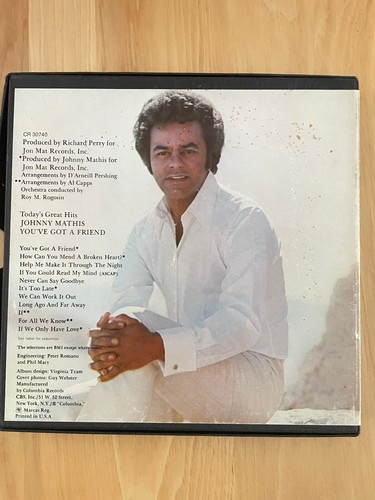 Johnny Mathis / You’ve Got A Friend Reel To Reel 3 3/4 IPs Top Zustand - Bild 2 von 4