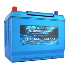 Deep Cycle Lithium-Ion True Marine Dual Terminal Battery With Emergency Start