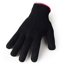 1 par de guantes resistentes al calor para peinar el cabello con varita rizadora