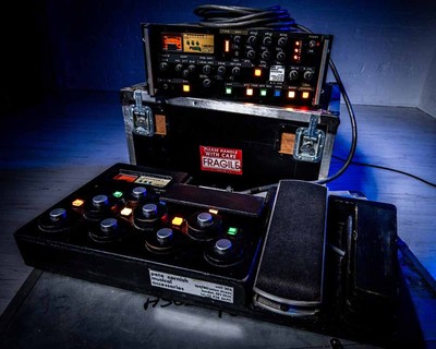 Pete Cornish Gitarren-Effektsystem EX THE PAUL MCCARTNEY BAND 1989 - schwarz