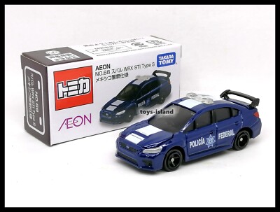 TOMICA AEON Vol.68 SUBARU WRX STI TYPE S Policia Federal 1