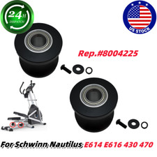 Elliptical Wheel Roller 2SET For Schwinn Nautilus E616 E614 430 470 8004225