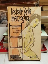 L'ESTATE DELLA MENZOGNA, Beatrice Solinas Donghi, Feltrinelli 1960 tascabile