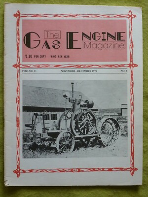 THE GAS ENGINE MAGAZIN / NOV-DEZ 1976 / A EINZYLINDER, VERTIKAL BENZINER