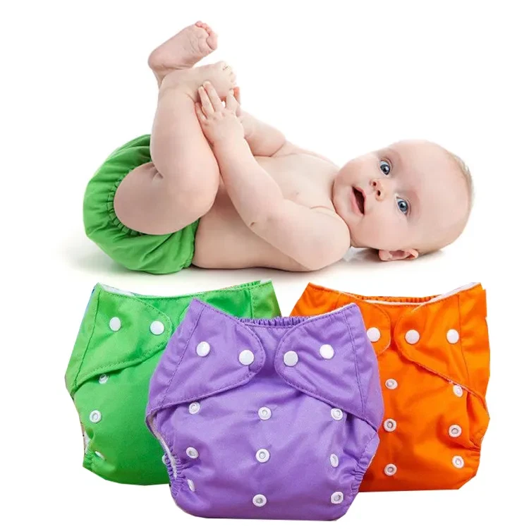 Cloth Diaper / Washable Diaper / Diaper / Cotton / Pampers / baby / Reusable 3Ps - Image 2 of 4