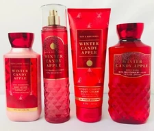Bath and& Body Works WINTER CANDY APPLE MIST CREAM  SHOWER GEL LOTION U CHOOSE