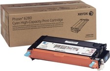 New SEALED Original Xerox Phaser 6280 Cyan High Capacity Toner Cartridge