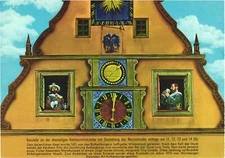 Rothenburg ob der Tauber Germany Councillor's Drinking Hall Clock Tower Postcard