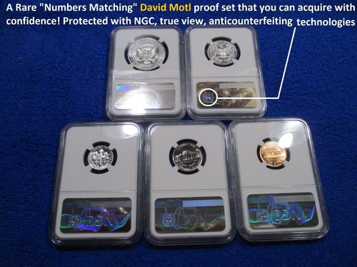 1964 US Proof Set 1 OF 4 SETS KNOWN PR69 ULTRA RARE SIGNED BY DAVID MOTL NGC TV - Picture 22 of 22