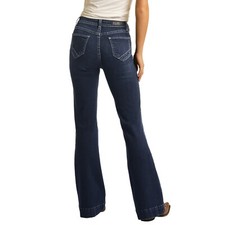 Rock  Roll Cowgirl High Rise Trouser Extra Stretch Jeans W8H4165