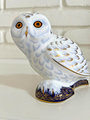 Royal Crown Derby Snowy Owl, Guild Exclusive