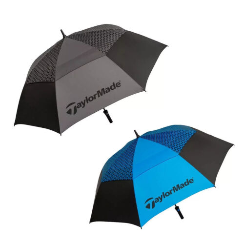UMBRELLA GOLF SUN RAIN LARGE BIG WINDPROOF UV UPF 50+ FOLDING TAYLORMADE 62" 2PK